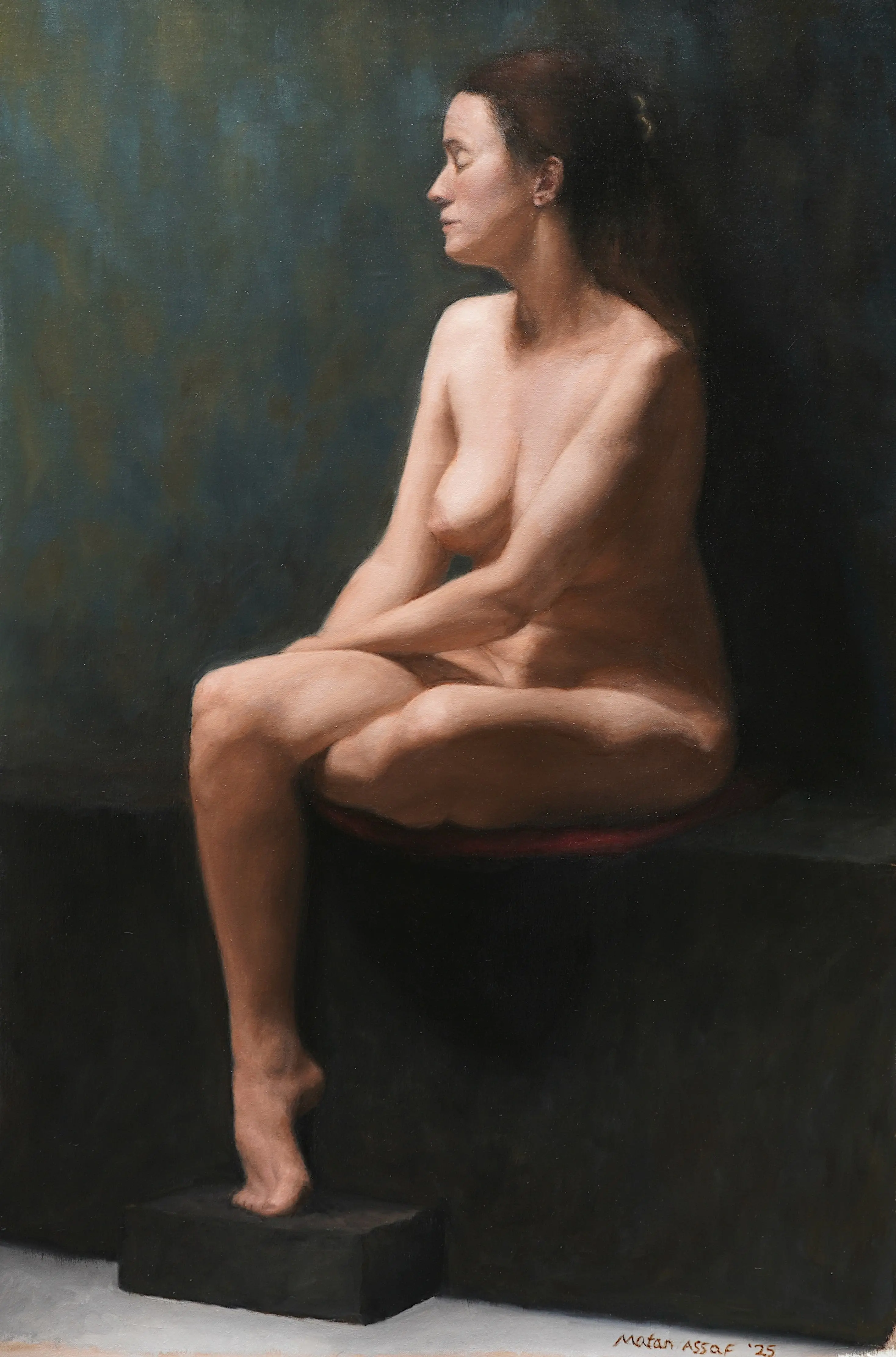Angel Academy of Art Chiara nude figure oil painting
