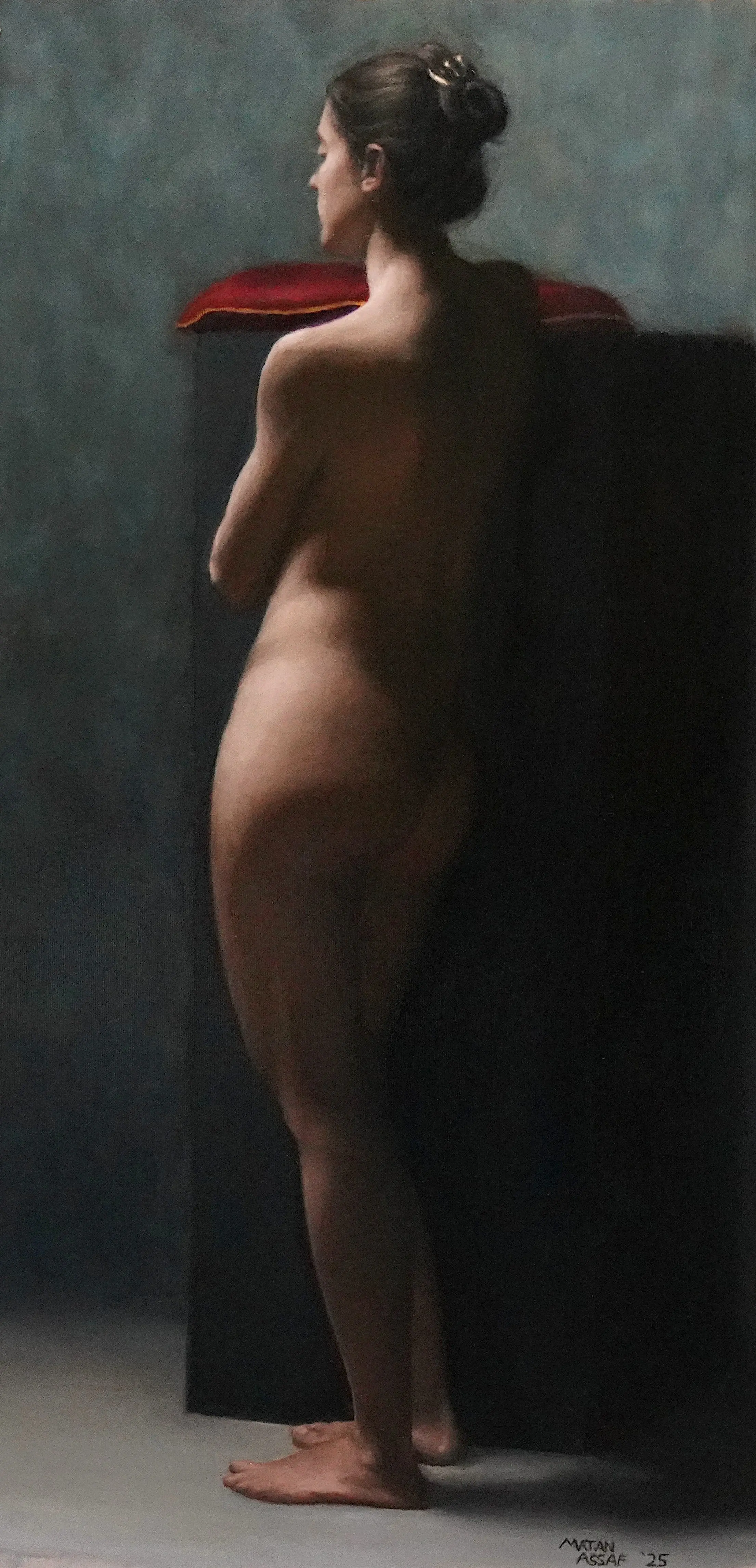 Angel Academy of Art Ella nude figure oil painting