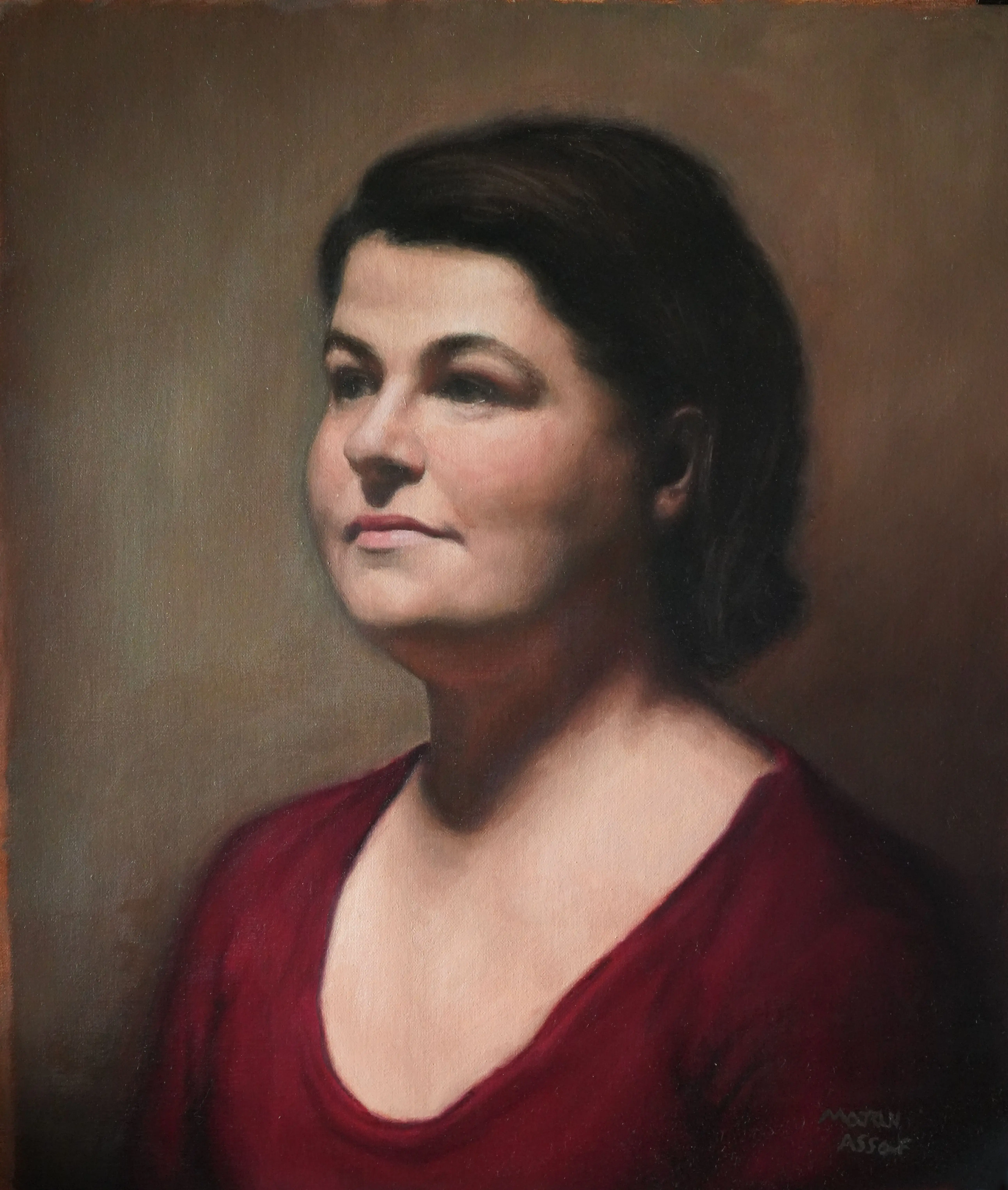Angel Academy of Art Marzia Portrait oil painting